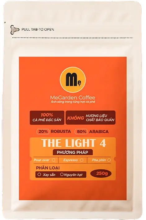 The Light 4: 80% Arabica 20% Robusta