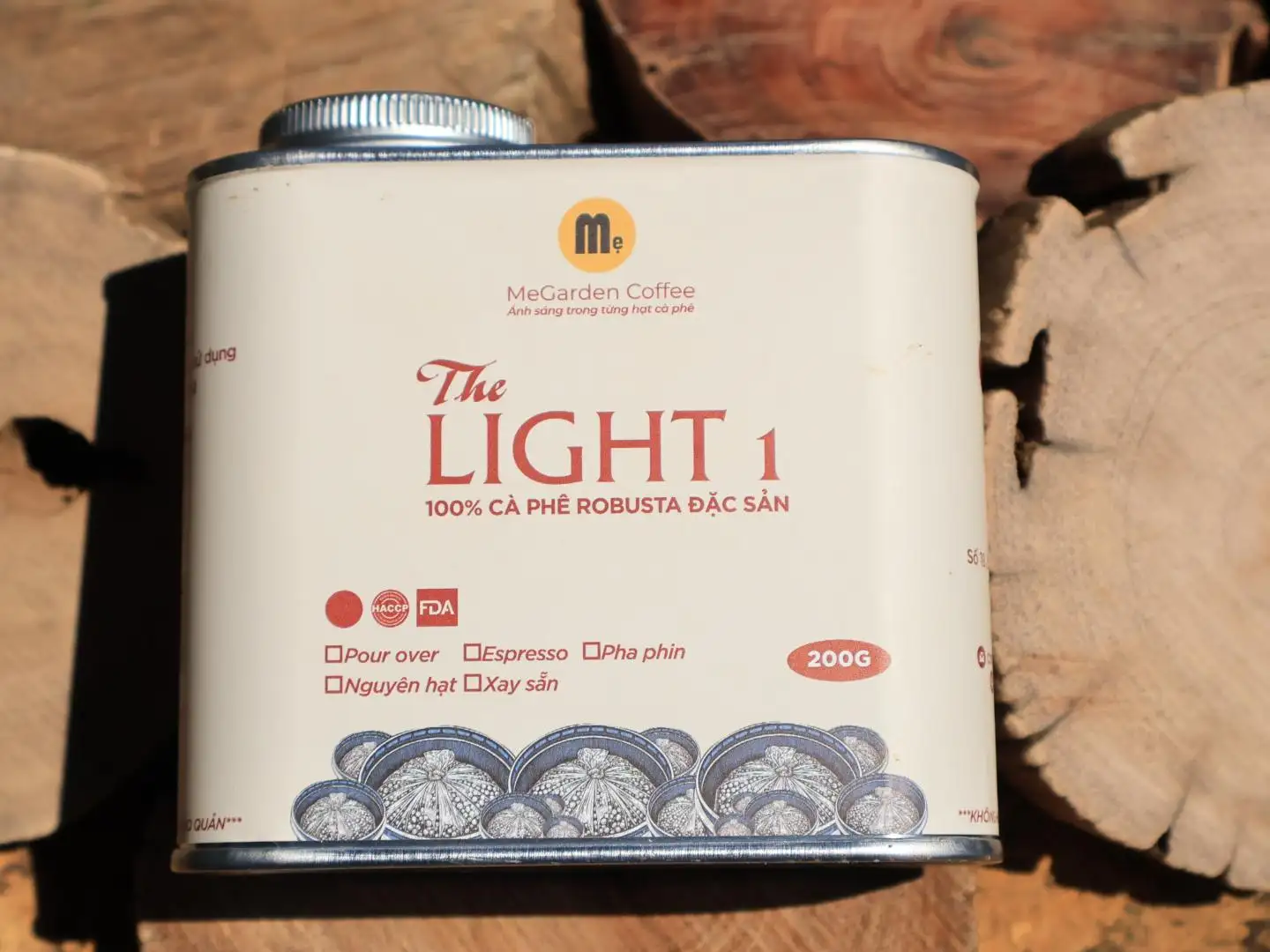 The Light 1: 100% Robusta - Hộp thiếc - Ảnh 5